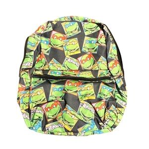 Nickelodeon Ninja Turtle Kids Backpack - Green, Red, Orange, Blue - NWT